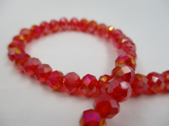 Crystal Disc 6mm Red +/-90pcs