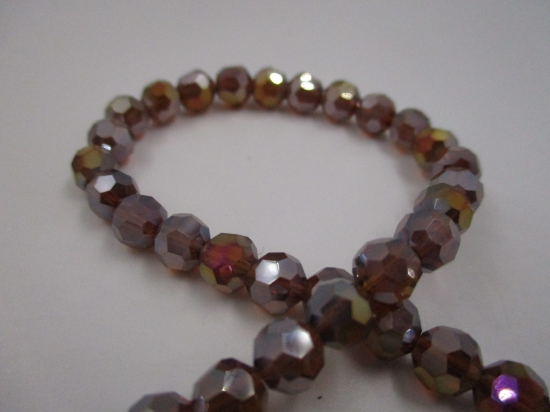 Crystal Round 6mm Brown Ab +/-90pcs