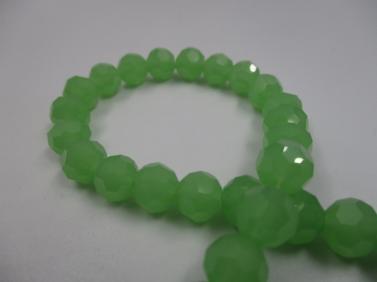 Crystal Round 8mm Op Lime +/-70pcs