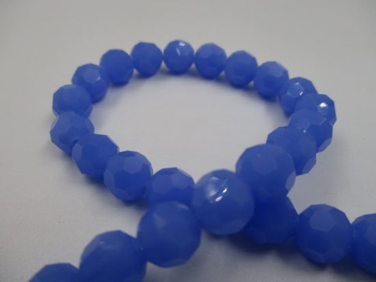 Crystal Round 8mm Op Blue +/-70pcs