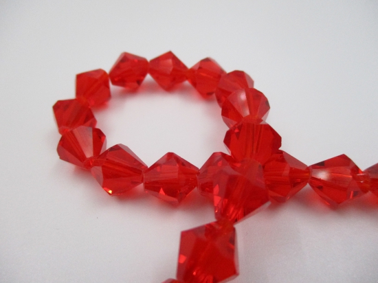 Crystal BIC 10mm Red +/-32pcs