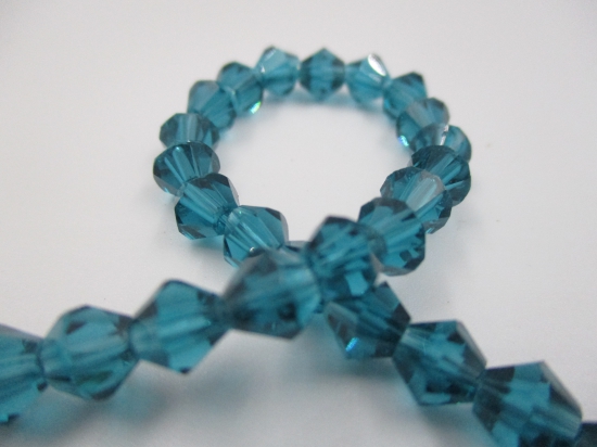 Crystal BIC 6mm Teal +/-40pcs