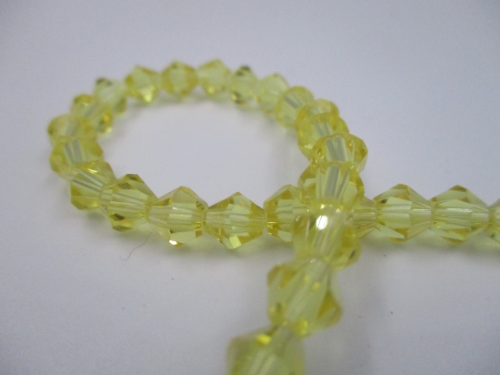 Crystal BIC 6mm Lt Yellow +/-40pcs