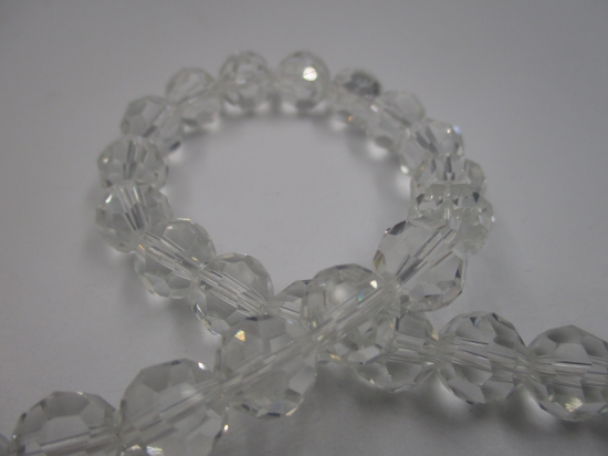 Crystal Round 10mm Clear +/-70pcs