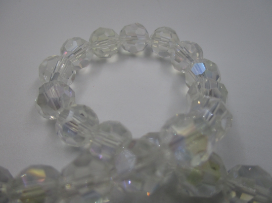 Crystal Round 10mm Clear Ab +/-70pcs