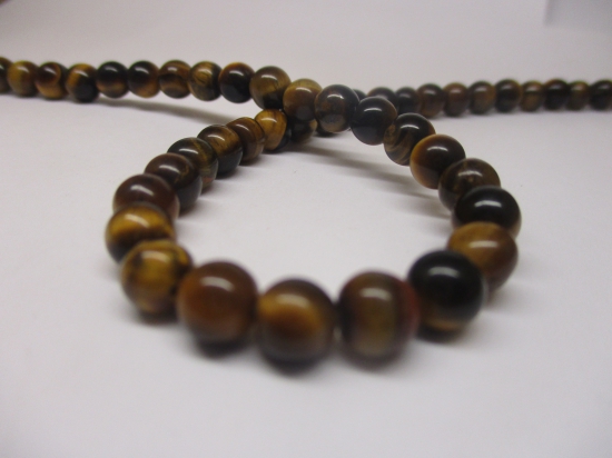 Tiger Eye 6mm +/-65pcs