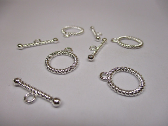 Toggle Clasp #15 (Silver) 4pcs