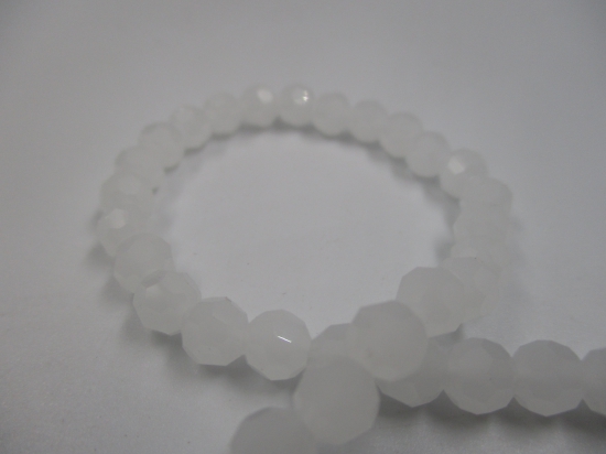 Crystal Round 6mm Op White +/-90pcs