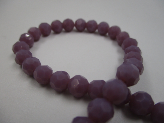 Crystal Round 6mm Op Purple +/-90pcs