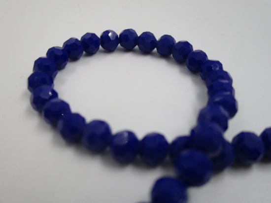 Crystal Round 6mm Op Blue +/-90pcs