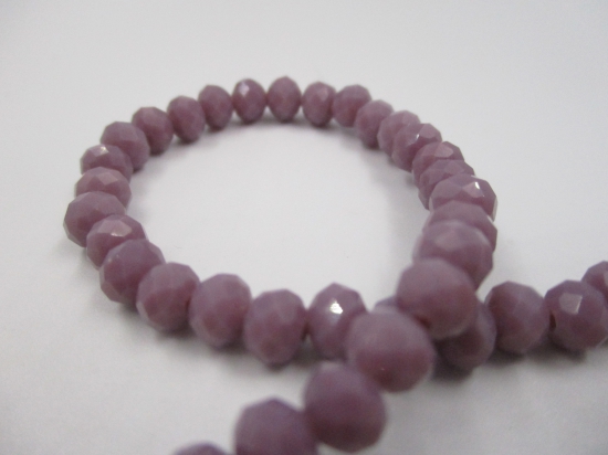 Crystal Disc 6mm Op Purple +/-90pcs