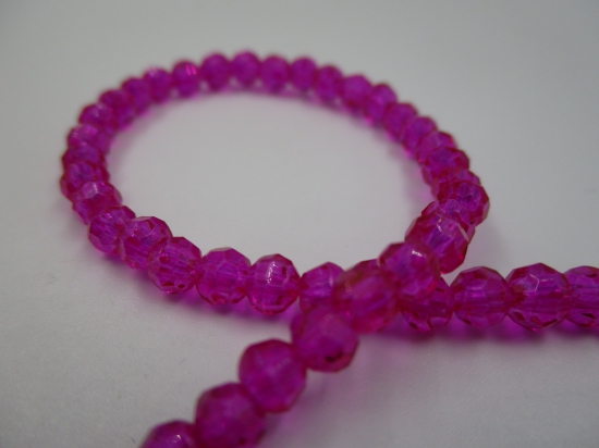 Crystal Round 4mm S Pink +/-100pcs