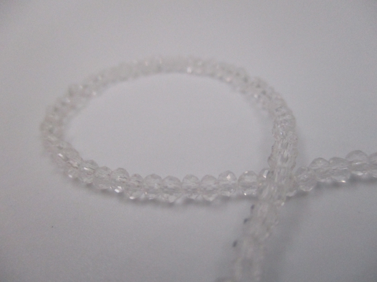 Crystal Disc 3mm Clear +/-160pcs