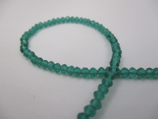 Crystal Disc 3mm Sea Green +/-160pcs