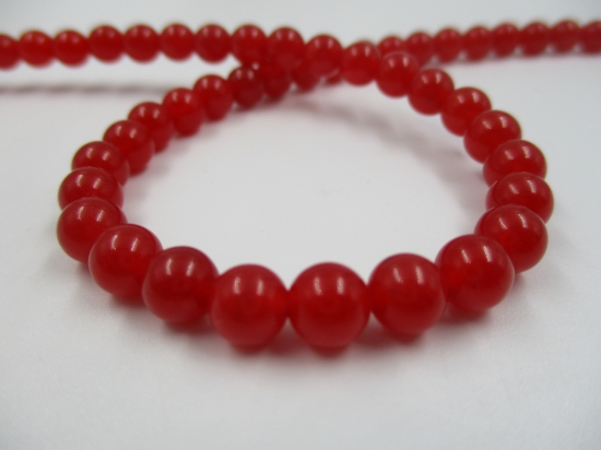 Red Jade 6mm +/-59pcs