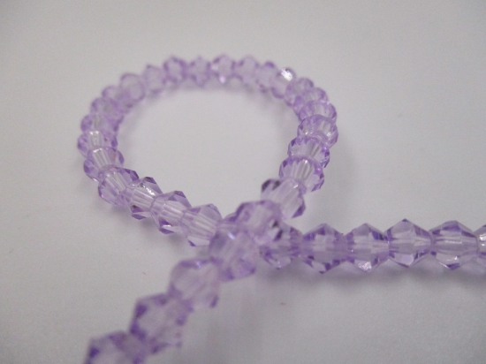 Crystal BIC 4mm Lt Purple+/-100pcs