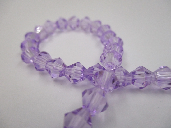 Crystal BIC 6mm Lt purple +/-40pcs