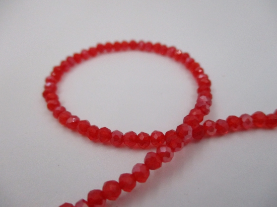 Crystal Disc 3mm Red Ab +/-160pcs