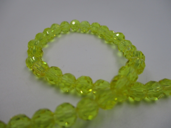 Crystal Round 6mm Yellow +/-90pcs