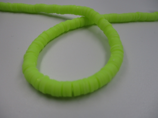 Polymer Clay Disc 6mm 40cm Lime