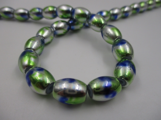 Glass Bead +/-38pcs 8x11mm