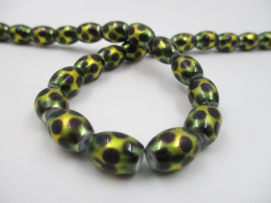 Glass Bead +/-38pcs 8x11mm