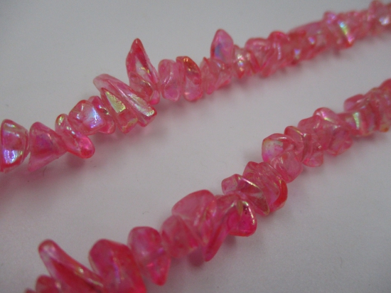 Glass Chip Beads +/-90cm