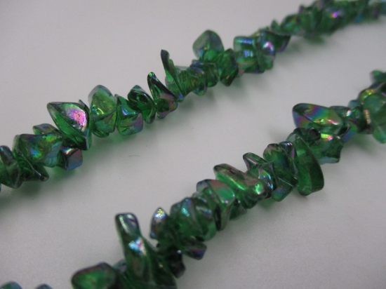 Glass Chip Beads +/-90cm