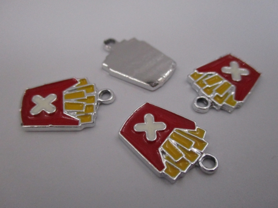 Charm French Fries 4pcs Red