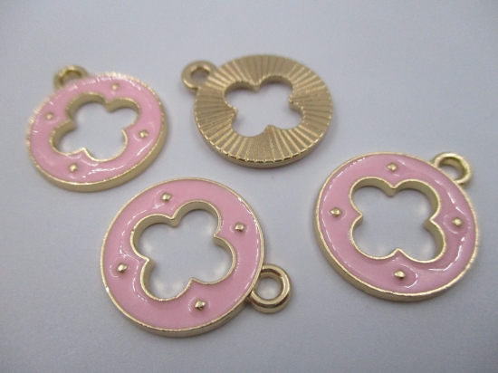 Charm 4pc Pink