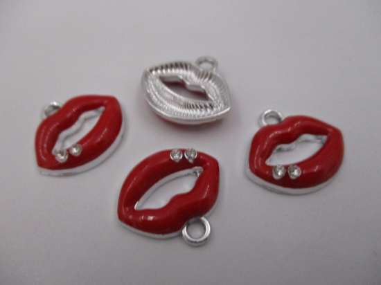 Charm Lips 4pcs Red