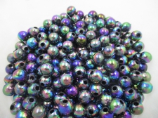 Luster Beads 250g Oil Slick 6mm